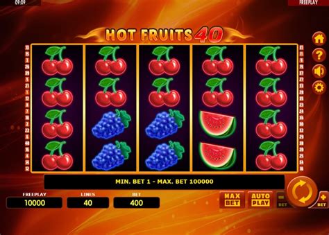 Игровой автомат Hottest Fruits 40  играть бесплатно